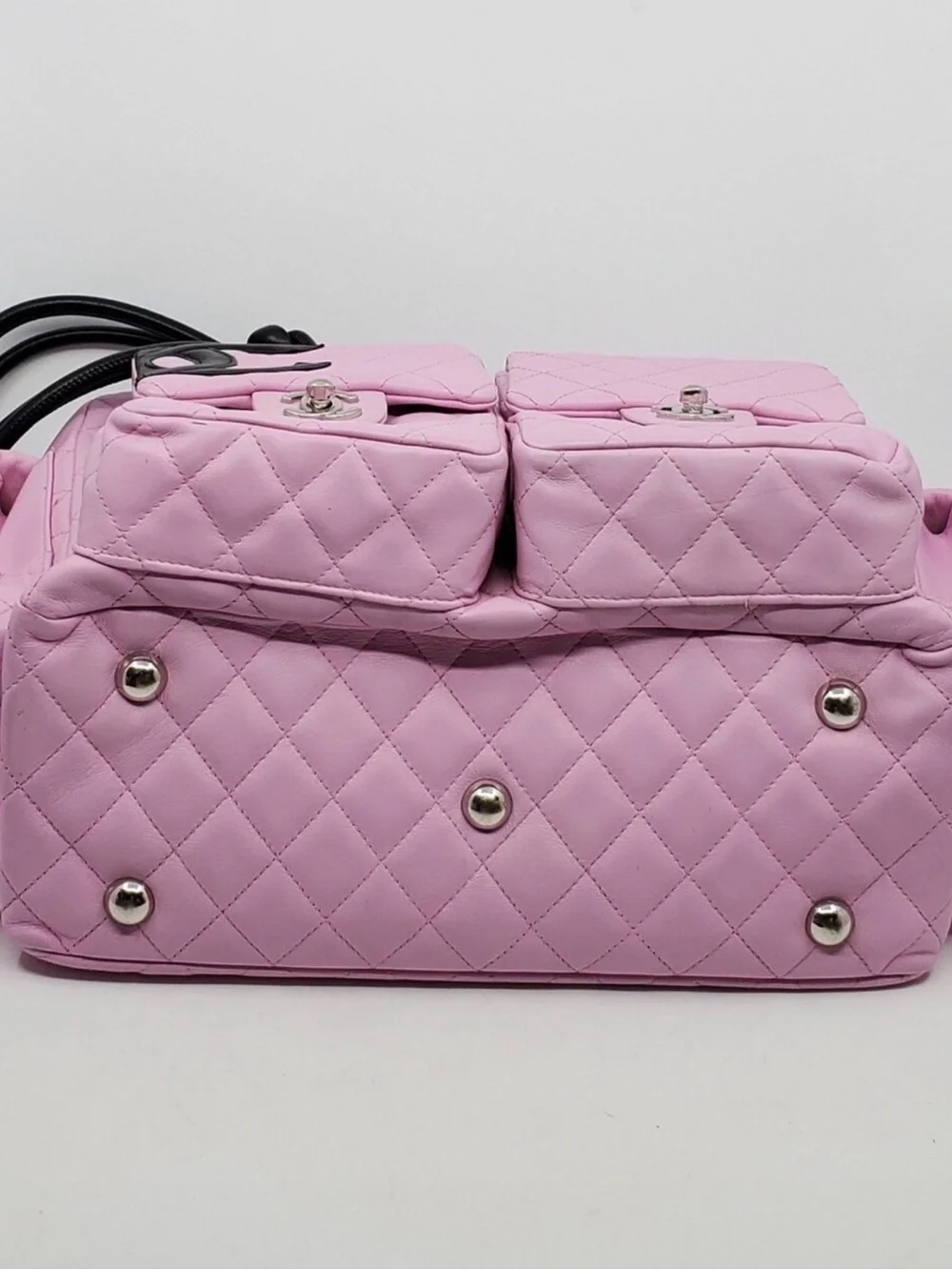 CHANEL Pink Cambon Reporter Bag